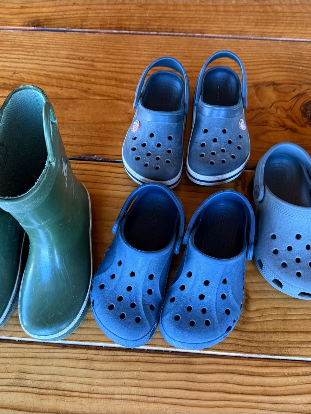 Boys Crocs and Rain boots